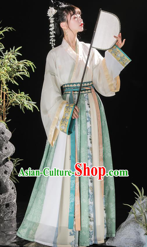 Traditional Hanfu Dress Jin Dynasty Palace Lady Clothing Ancient China Princess Costumes