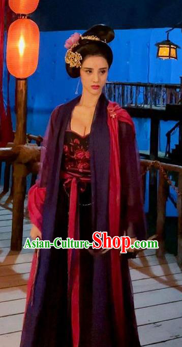 China Traditional Swordswoman Hanfu Clothing Ancient Female Assassin Costumes TV Series Strange Tales of Tang Dynasty Geisha Sexy Dress