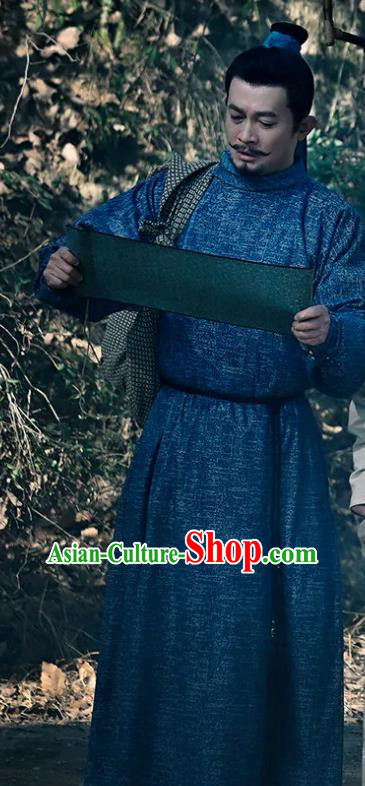 China Traditional Scholar Hanfu Clothing Ancient County Sheriff Costume TV Series Strange Tales of Tang Dynasty Su Wuming Robe