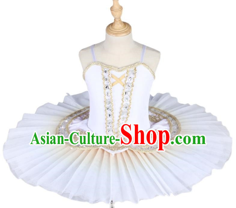 TUTU Skirt Ballet Dance Skirt Professional Opening Suspenders Performance Costume Stage Dress Female