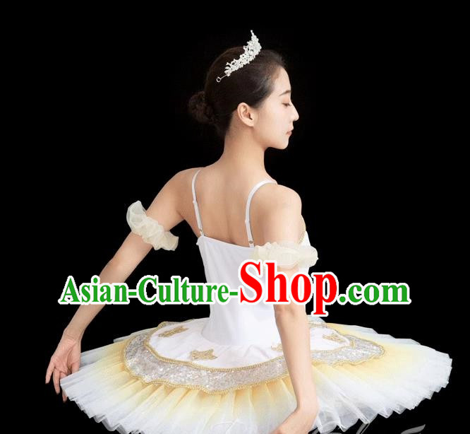 TUTU Skirt Ballet Dance Skirt Professional Opening Suspenders Performance Costume Stage Dress Female