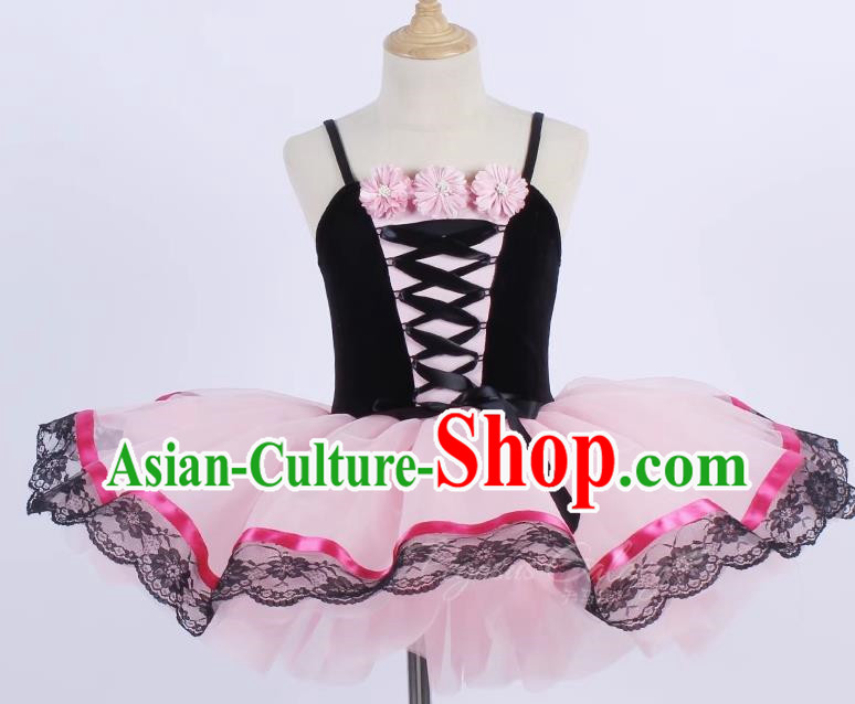 Children TUTU Ballet Dance Skirt Tutu Skirt Stage Performance Clothing Sling Performance Clothing