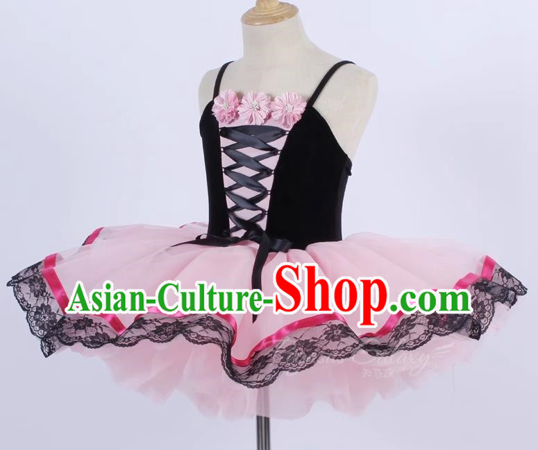 Children TUTU Ballet Dance Skirt Tutu Skirt Stage Performance Clothing Sling Performance Clothing
