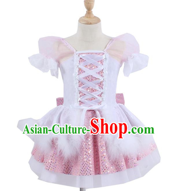 Children Spring And Autumn Ballet Dance Dress Cute Princess Dress Stage Dress Event Performance Costume