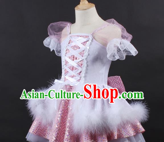 Children Spring And Autumn Ballet Dance Dress Cute Princess Dress Stage Dress Event Performance Costume