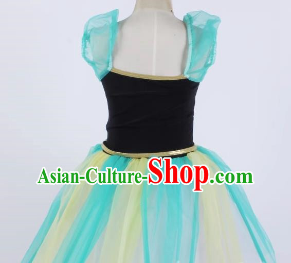 Girl Puffy Gauze Dress Stage Costume