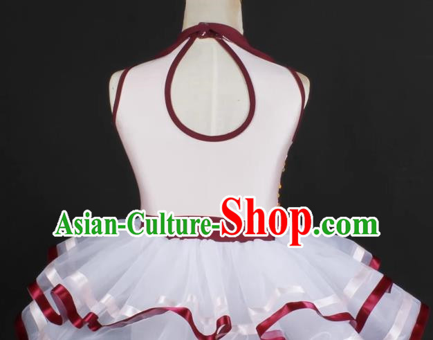 Children Girls Ballet Dance Skirt Pettiskirt Performance Costume Stage Costume