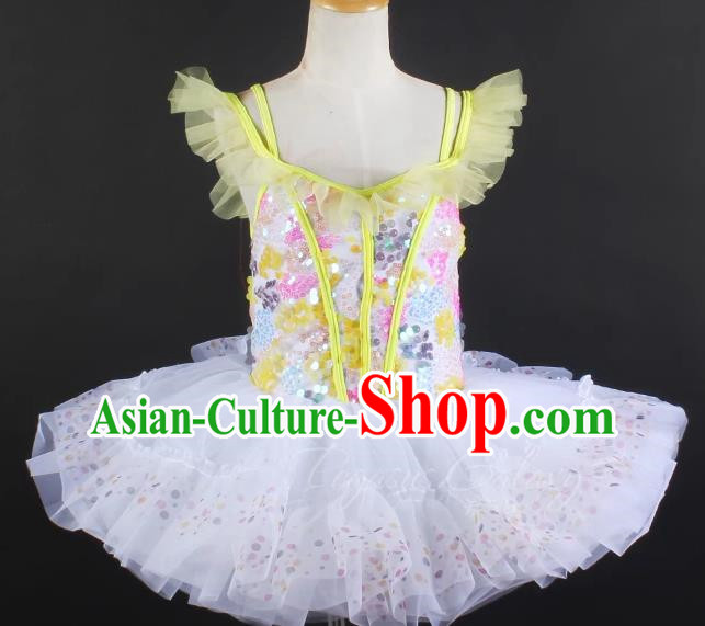 Children Girls Girls Tutu Skirt Princess Skirt Gauze Skirt Stage Costume Performance Costume Performance Costume