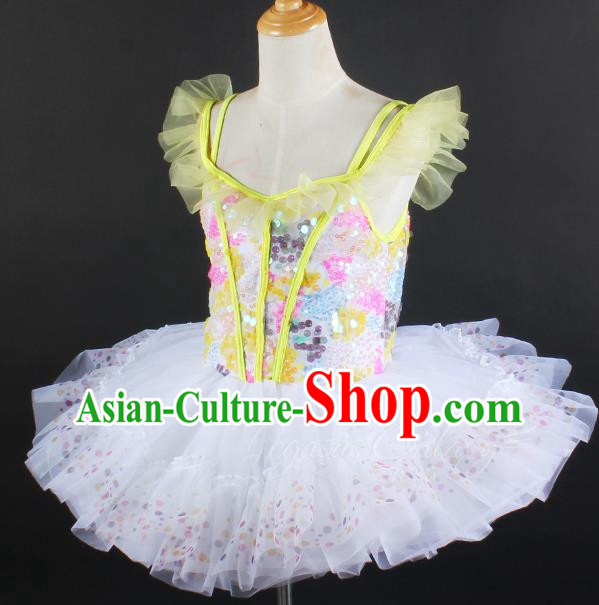 Children Girls Girls Tutu Skirt Princess Skirt Gauze Skirt Stage Costume Performance Costume Performance Costume