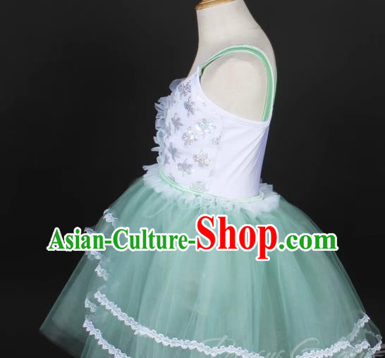 Children Princess Dress Suspenders Spring And Summer Dance Skirt Stage Costume Performance Costume