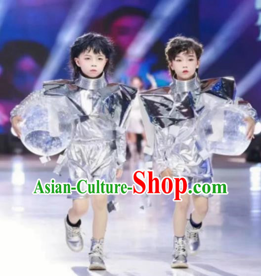 Boys Future Technological Sense Clothing Children Photo Studio Art Photos Trendy Children Catwalk Costumes