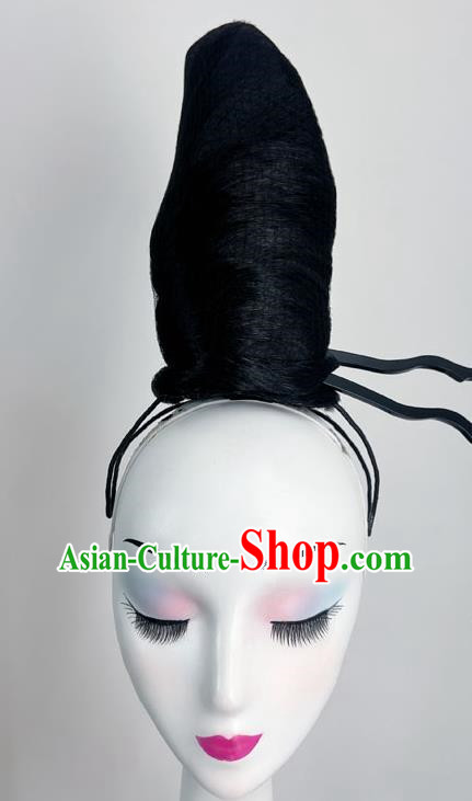 Chinese Classical Dance Wig Hair Decoration Art Examination Performance Ancient Style Headdress Wig Hair Bun