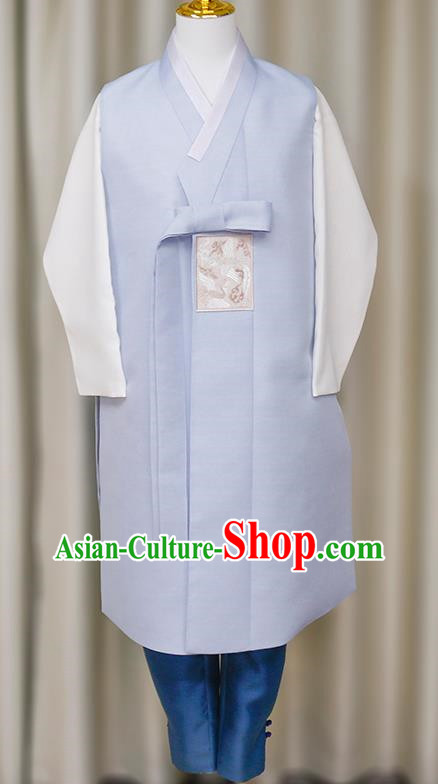 Korean Men Hanbok Groom Groomsman Wedding Dress Host
