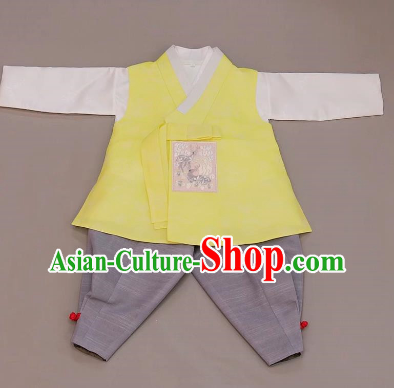 Korean Boy Hanbok 100 Day Birthday Party Performance Photography Clothing
