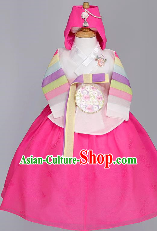 Children Hanbok Korean Girl Baby 100th Birthday Dress