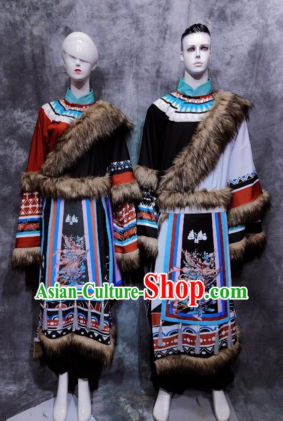 Fashionable Tibetan Clothing Ethnic Style Chinese Style Catwalk