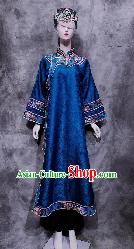 Daur Traditional Clothing Minority Costumes Catwalk Show Costumes