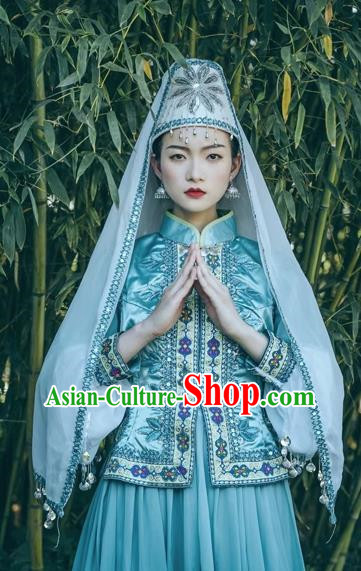 Salar Costumes Hui Dance Costumes Minority Catwalk Costumes
