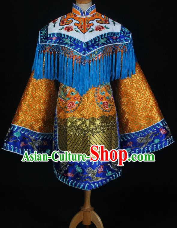 Bordered Female Boa Gold Embroidered Beijing Opera Opera Costume Ancient Costume Performance Film and Television Drama Performance Costume