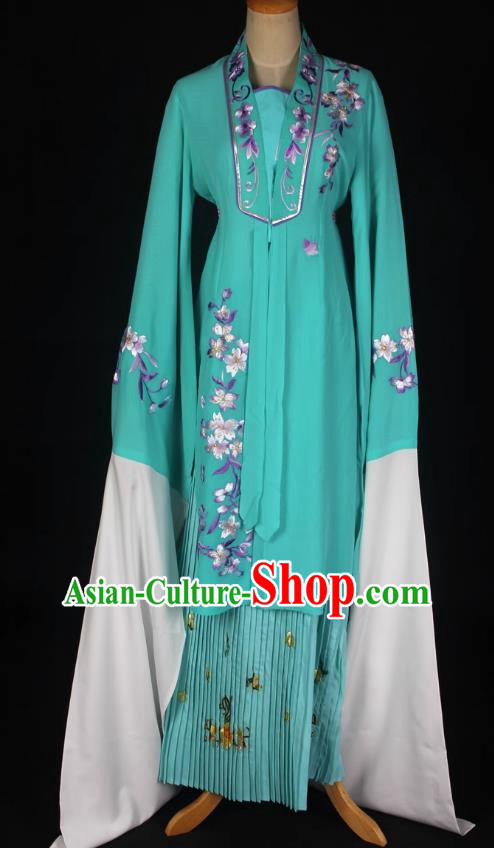 Green Women Pair of Yue Opera Opera Costume Huadan Clothing Pair