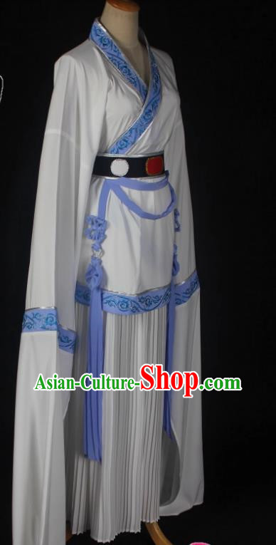 Acacia Embroidered Fish Book Yue Opera Huadan Clothes Ancient Costume Performance Opera Costumes