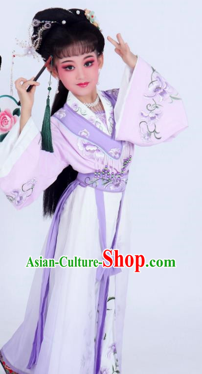 Huadan Clothing Red Silk Wrong Pomegranate Flower Pomegranate Moon Costume Performance Children Yue Opera Costumes