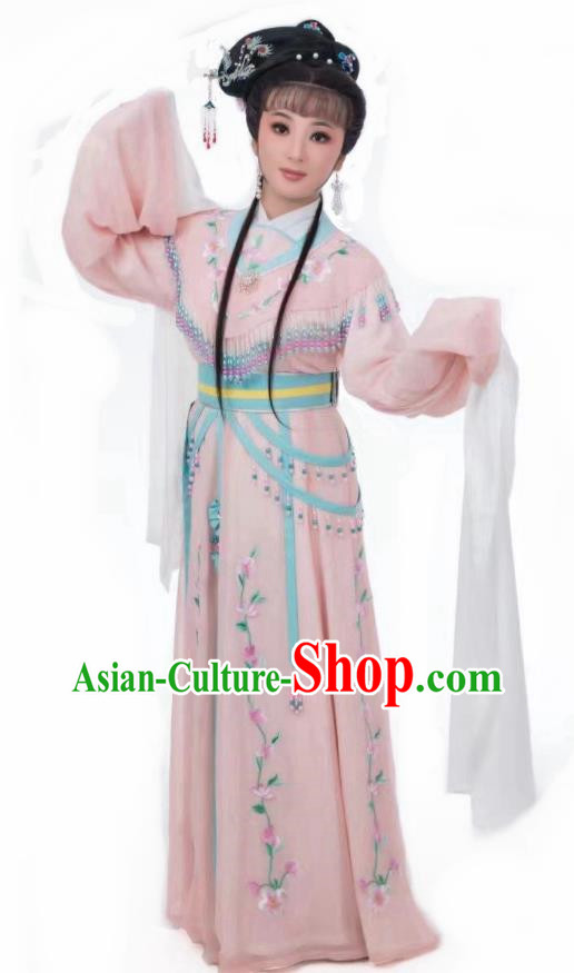 Pink Huadan Costume Yue Opera Miss Xiaodan Costume Chinese Style Ancient Costume