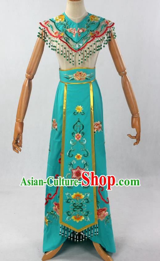 Green Cloud Shoulder Long Bag Skirt Belt Wearing Huadan Costume Female Lady Clothes Chinese Style Costume Ancient Costume