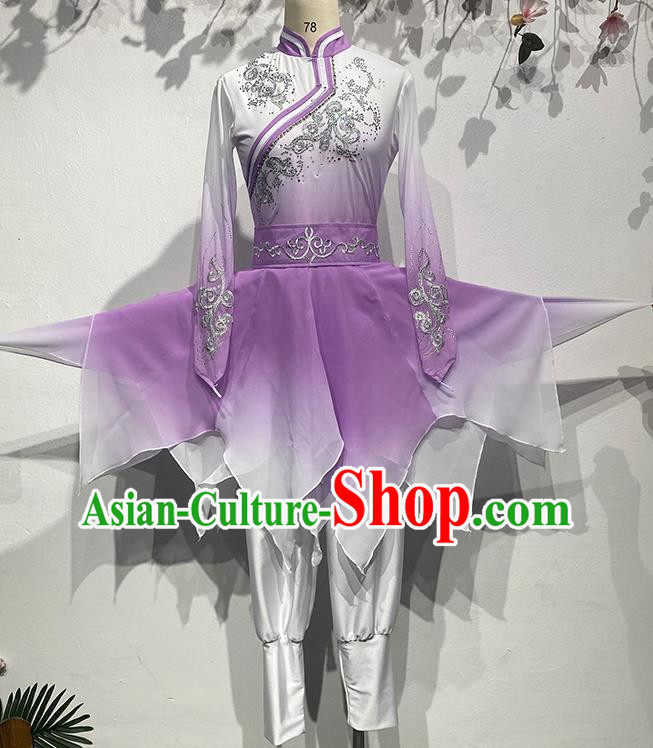 China Mongolian Dance Costume Performance Women National Wind Dance Costume Art Test Short Section Irregular Skirt Performance Costume