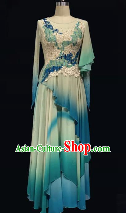 China Classical Dance Performance Costume Drunk Qingbo Dance Costume Large Skirt Elegant Female Chinese Dance Art Test Stage Costume