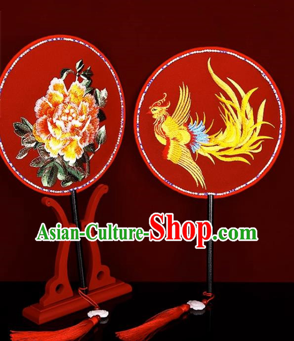 Bride Xi Fan Xiuhe Clothes Group Fan Marriage Wedding Group Fan Ancient Fan Marriage Fan Xizi Fan Chinese Style