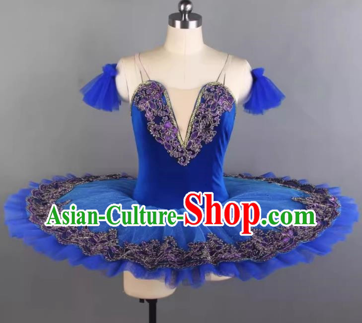 Children Ballet Skirt Female Adult Sleeping Beauty Costume Swan Lake TUTU Yarn Tutu Skirt Bluebird Performance Costume