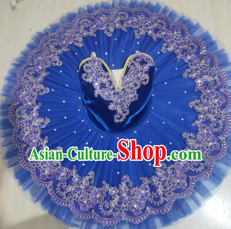 Children Ballet Skirt Female Adult Sleeping Beauty Costume Swan Lake TUTU Yarn Tutu Skirt Bluebird Performance Costume