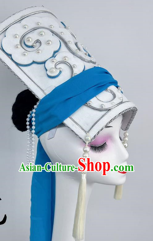 Ethnic Dance Headdress Qiang Women Group Dance On The Cloud Cloud Performance Yi Nationality Ancient Costume Qiang Han Costume Headdress