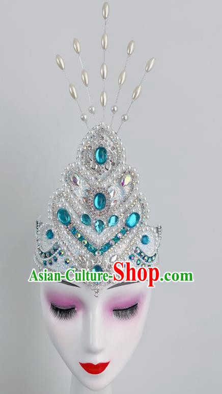 Uighur Dance Repertoire Water Elf Dance Headdress Art Examination Folk Dance Performance Performance Headdress