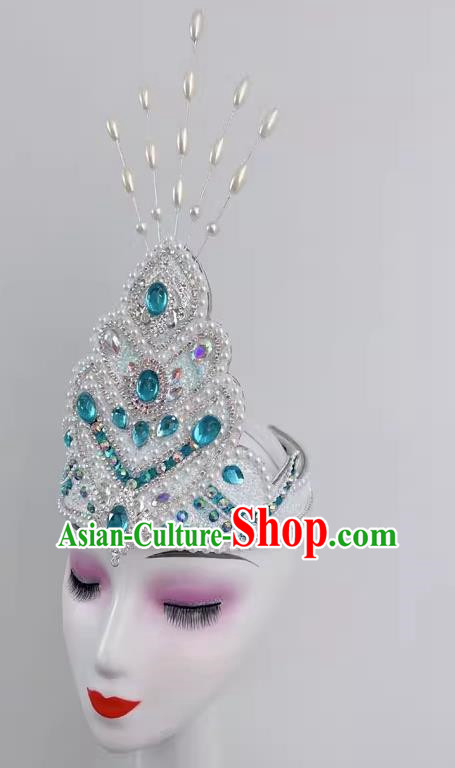 Uighur Dance Repertoire Water Elf Dance Headdress Art Examination Folk Dance Performance Performance Headdress
