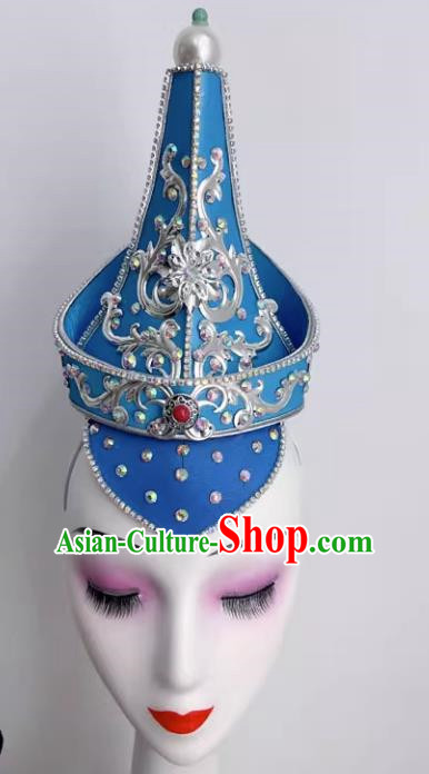 Ethnic Dance Mongolian Performance Headdress Hat Art Examination Dance Performance Headdress Hat