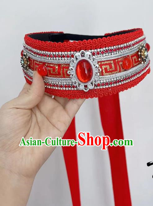 Ethnic Style Art Test Dance Performance Mongolian Dance Headdress Mongolian Characteristic Headband Headband Performance Headdress