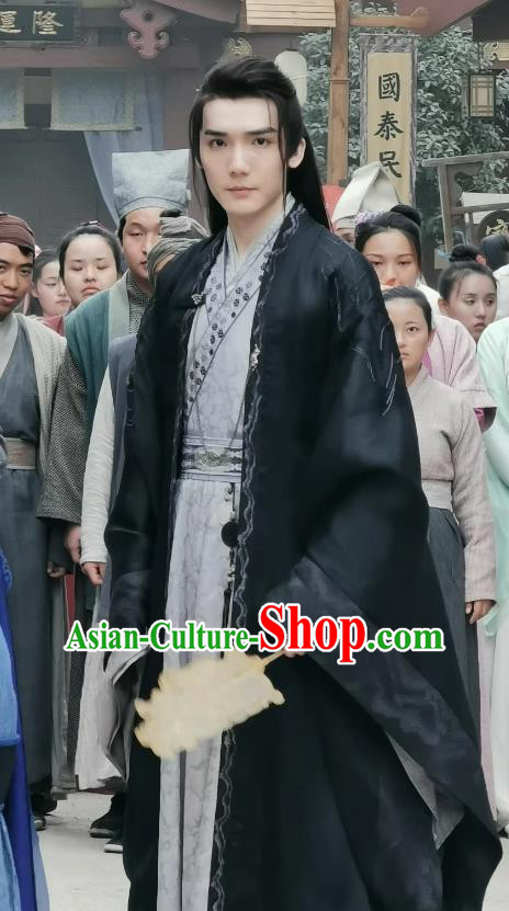China Traditional Male Hanfu TV Series Ms Cupid In Love God Chu Ye Clothing Ancient Swordsman Costumes