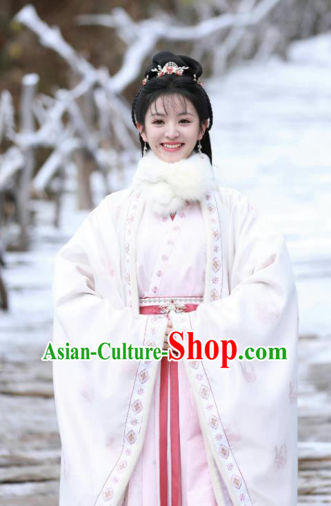 China Ancient Princess Consort Hanfu Dress Wedding Costumes Romantic TV Series New Life Begins Li Wei Clothing