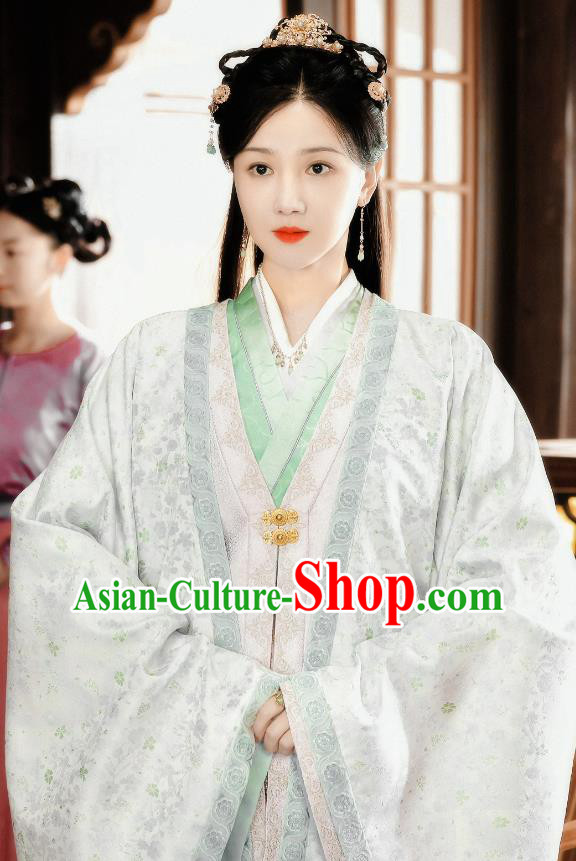 Romantic TV Series New Life Begins Hao Xia Clothing China Ancient Princess Consort Hanfu Dress Song Dynasty Court Costumes