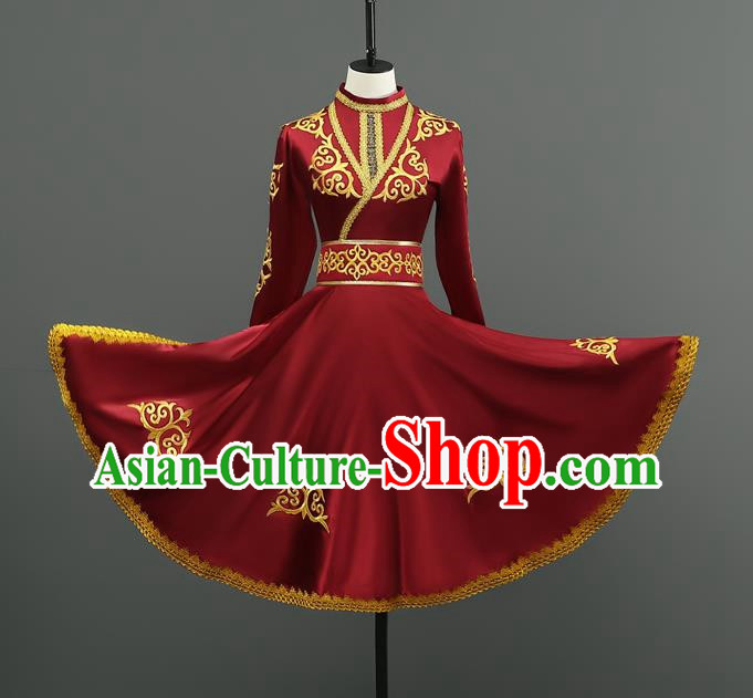 Mongolian Dance Costumes Dance Performance Costumes For Men And Women Large Swing Skirt Ethnic Style Stage Performance Costumes Dance Costumes