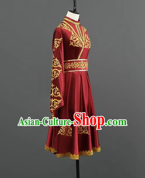 Mongolian Dance Costumes Dance Performance Costumes For Men And Women Large Swing Skirt Ethnic Style Stage Performance Costumes Dance Costumes