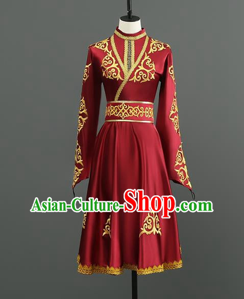 Mongolian Dance Costumes Dance Performance Costumes For Men And Women Large Swing Skirt Ethnic Style Stage Performance Costumes Dance Costumes