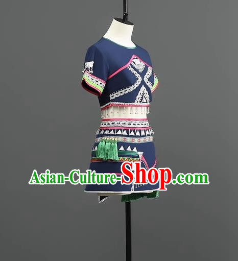 Li Women Solo Dance Yuling Performance Costume Stage Costume Ethnic Costumes Chinese Ethnic Minorities