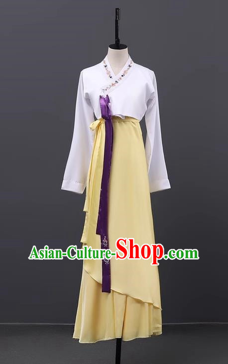 Korean Dance Costume Performance Clothing Hanbok Women Suit Performance Art Test Stage
