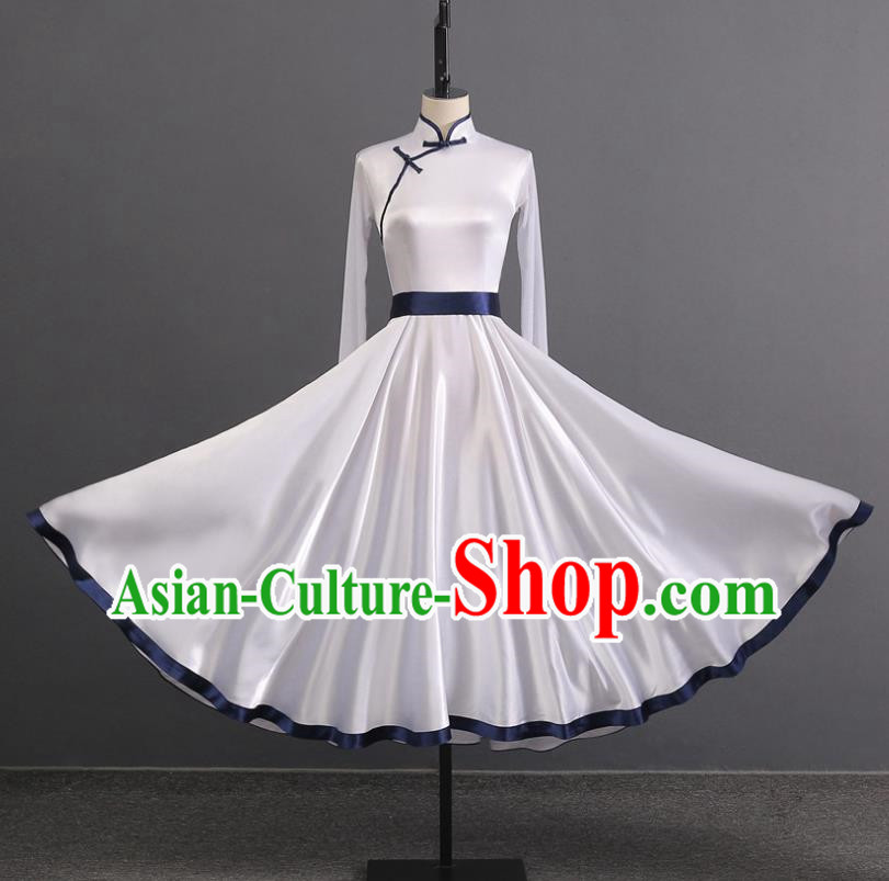 Mongolian Dance Costume Performance Suit Set Women National Costume Art Test Practice Suit Large Swing Skirt