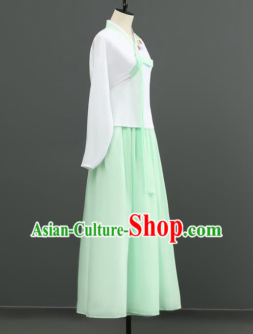 Korean Dance Costume Performance Clothing Hanbok Women Suit Performance Art Test Stage