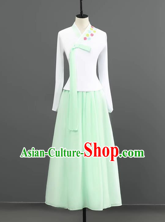 Korean Dance Costume Performance Clothing Hanbok Women Suit Performance Art Test Stage
