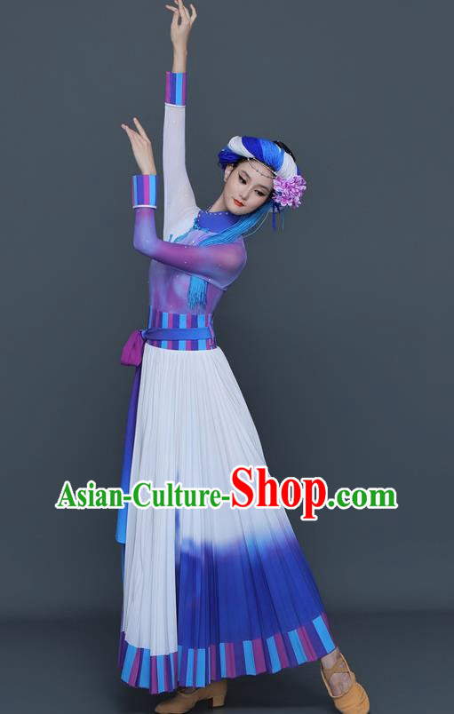 Classical Dance Performance Clothing Female Group Dance Tenderness Like Water Repertoire Performance Clothing Dance Performance Art Examination Clothing
